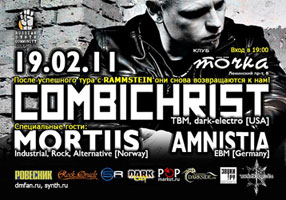 COMBICHRIST, MORTIIS & AMNISTIA gig